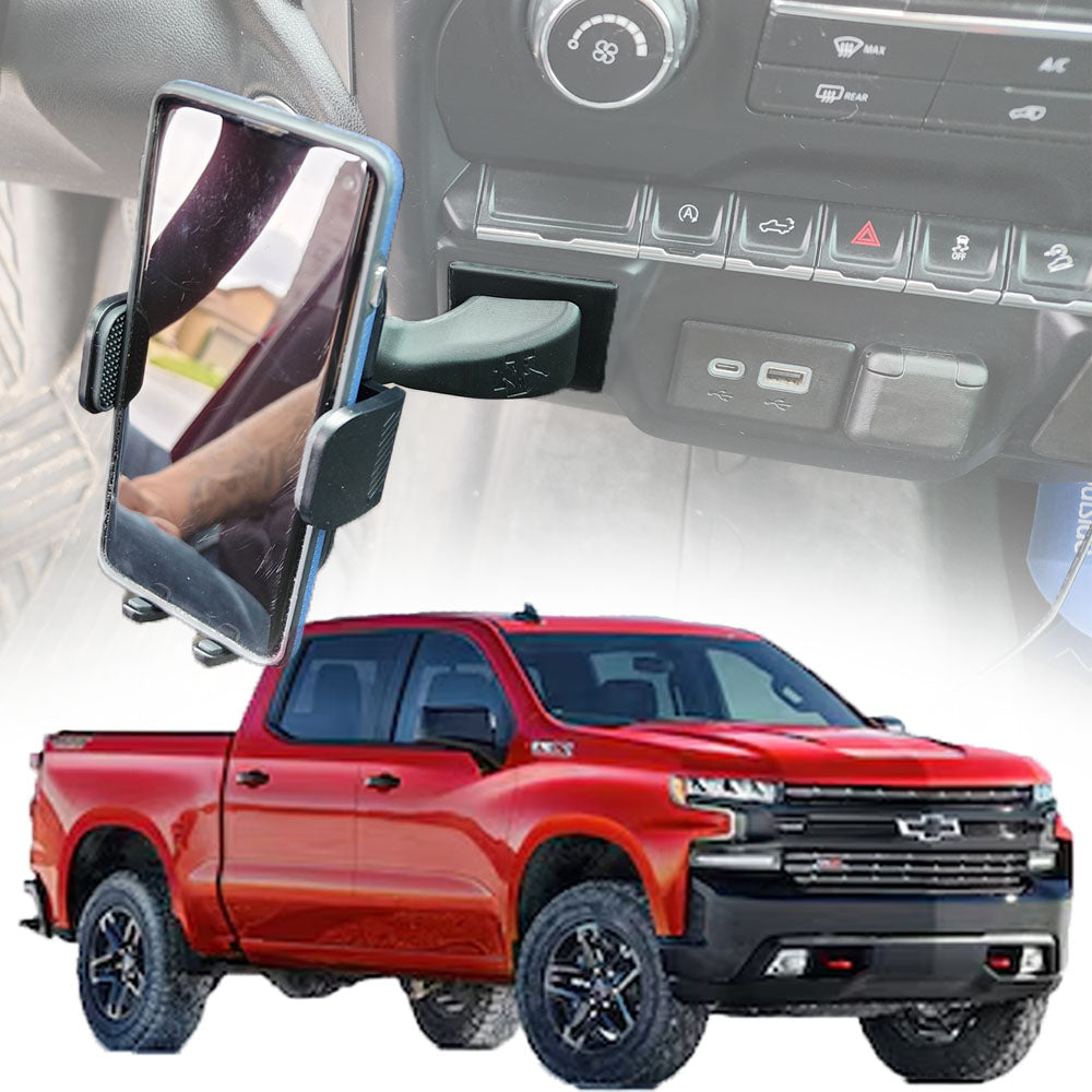 Smash Mount Twist - Raido Dashboard Phone Mount for Silverado Sierra 2019 - 2021 image 0