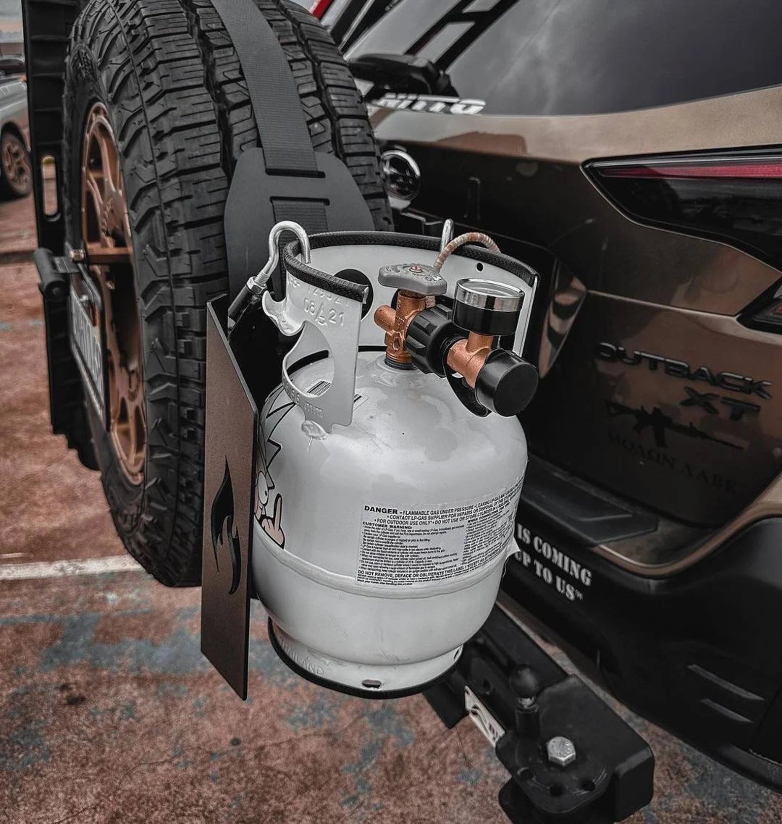 5lb Propane Tank/Cylinder Mount | Kimbrough Kustoms image 3