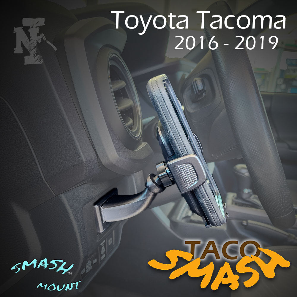 The "Taco Smash" Mount -  Dashboard Phone Mount for Toyota Tacoma 2016 - 2019 image 0