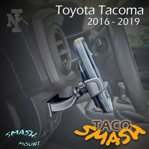 The "Taco Smash" Mount -  Dashboard Phone Mount for Toyota Tacoma 2016 - 2019 image 0