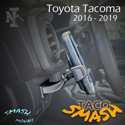 The "Taco Smash" Mount -  Dashboard Phone Mount for Toyota Tacoma 2016 - 2019 image 0