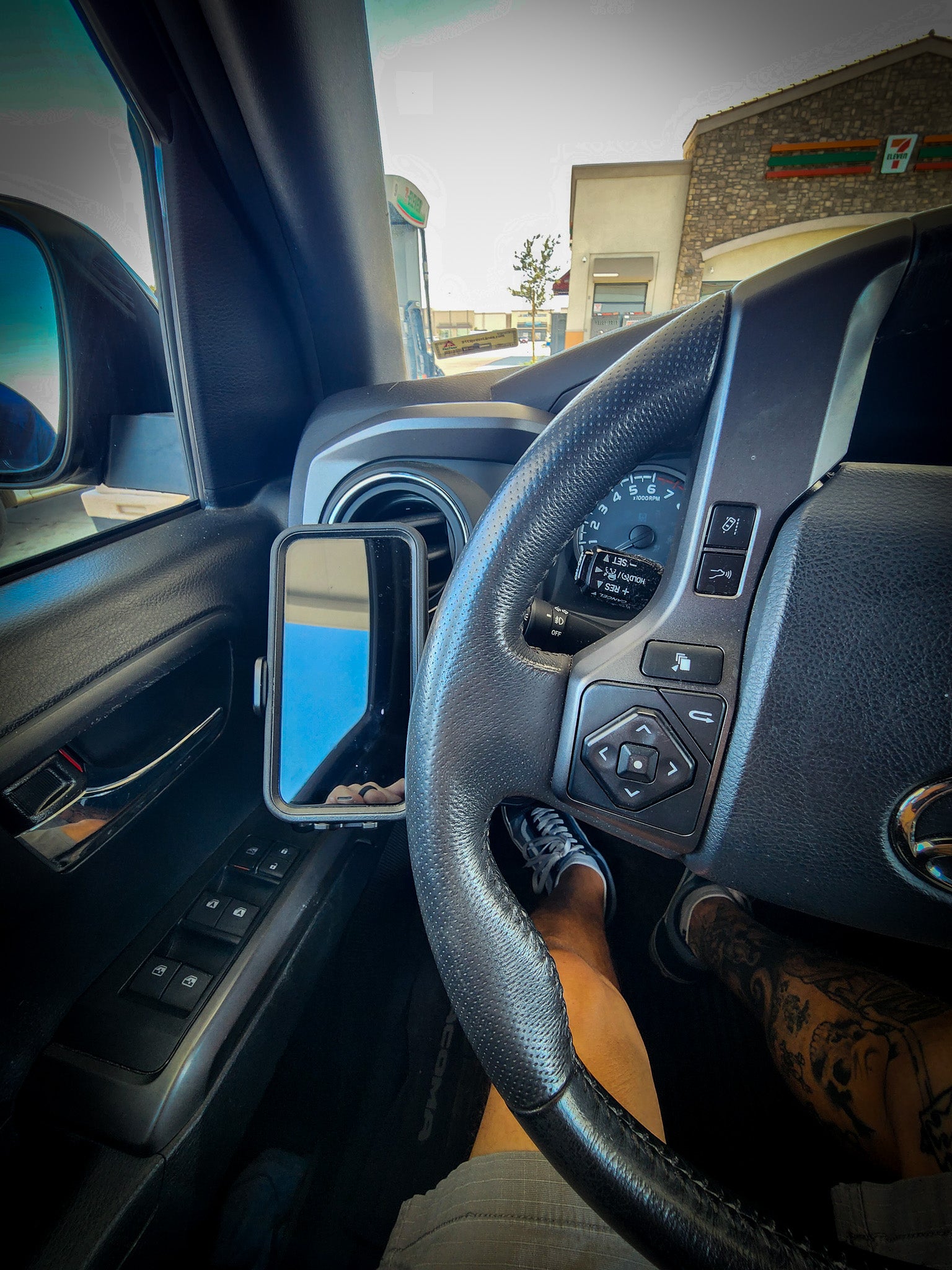 The "Taco Smash" Mount -  Dashboard Phone Mount for Toyota Tacoma 2016 - 2019 image 3