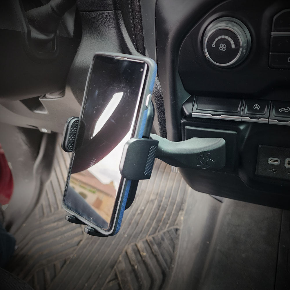 Smash Mount Twist - Raido Dashboard Phone Mount for Silverado Sierra 2019 - 2021 image 6