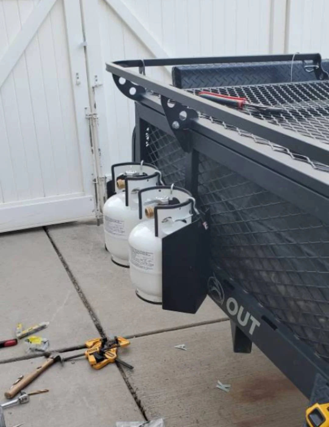 5lb Propane Tank/Cylinder Mount | Kimbrough Kustoms image 7