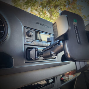 Sprinter Smash Mount | Mercedes Benz Sprinter Van Phone Mount Kit 2019 and Up: Without Touchscreen
