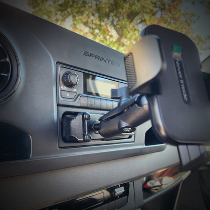 Sprinter Smash Mount | Mercedes Benz Sprinter Van Phone Mount Kit 2019 and Up: Without Touchscreen