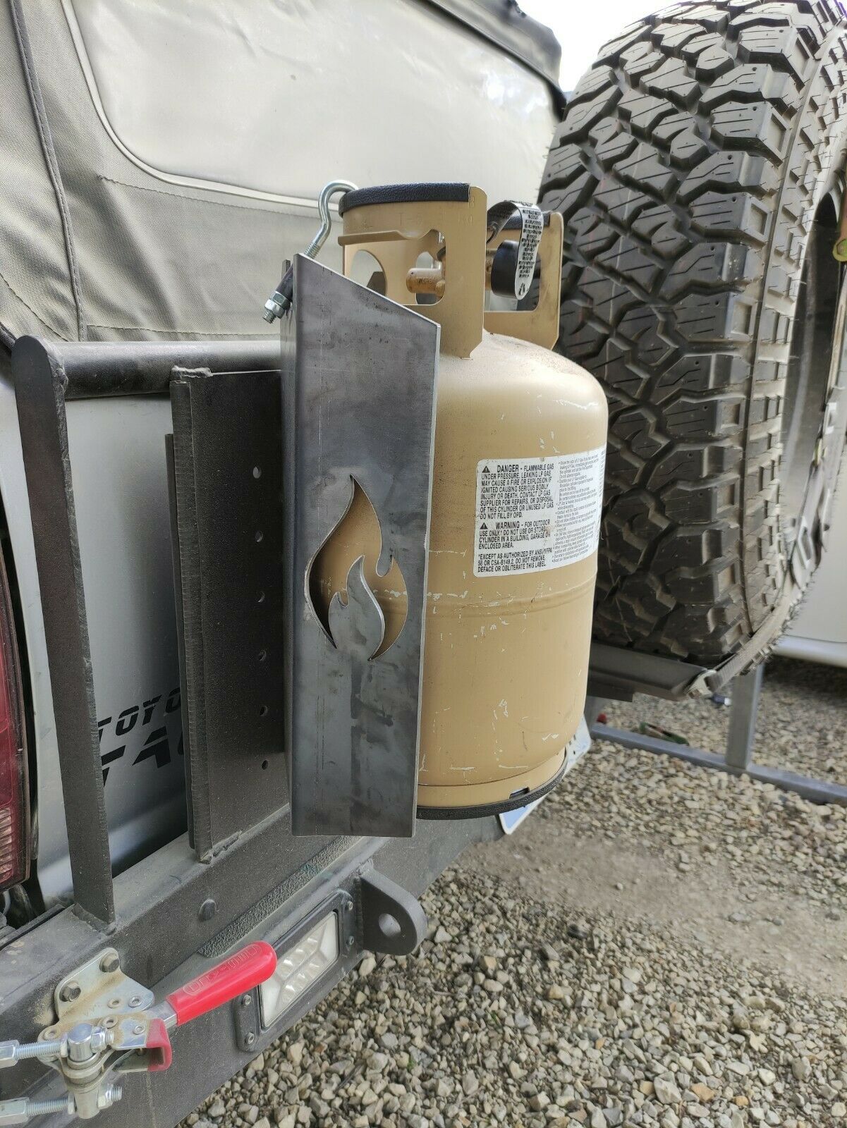 11lb Propane Tank Cylinder Mount | Kimbrough Kustoms image 12