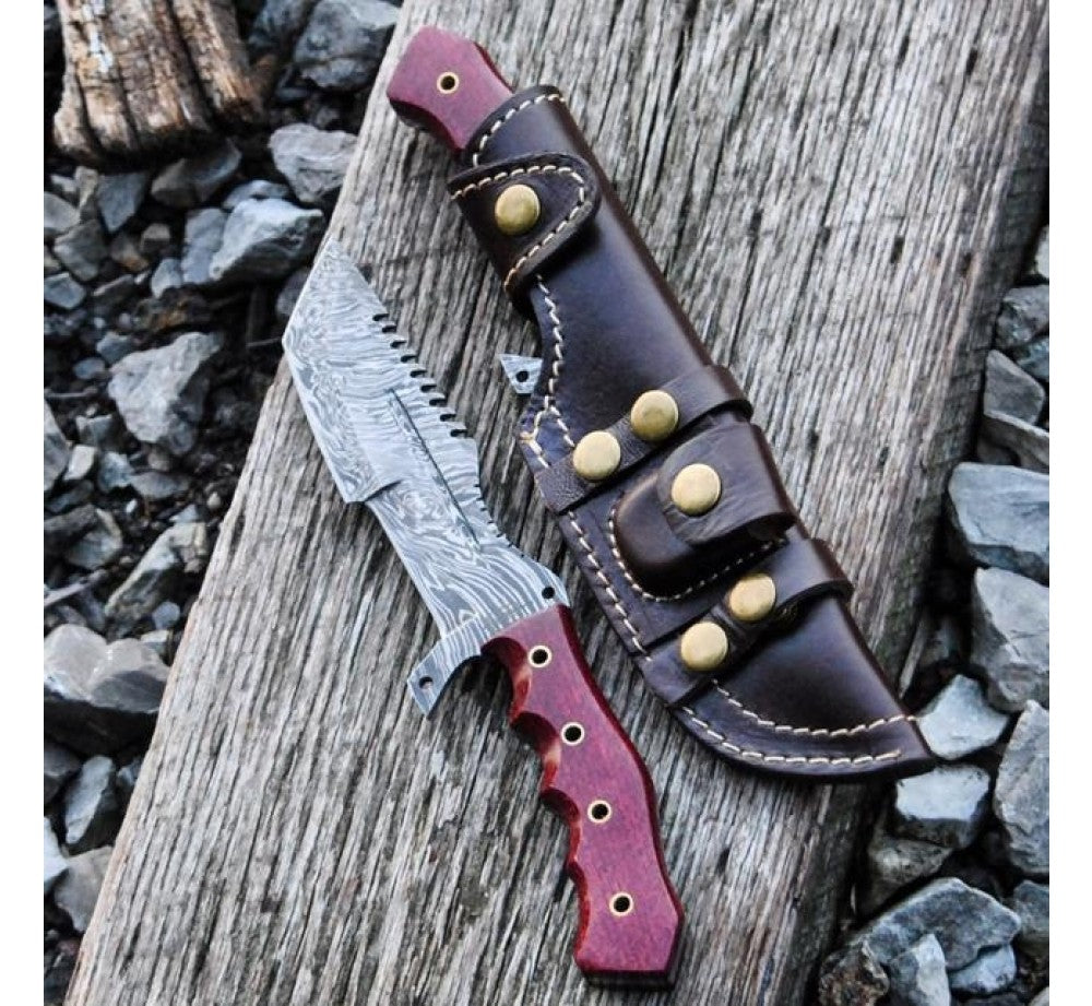 BNB KNIVES Damascus Tanto Tracker image 0