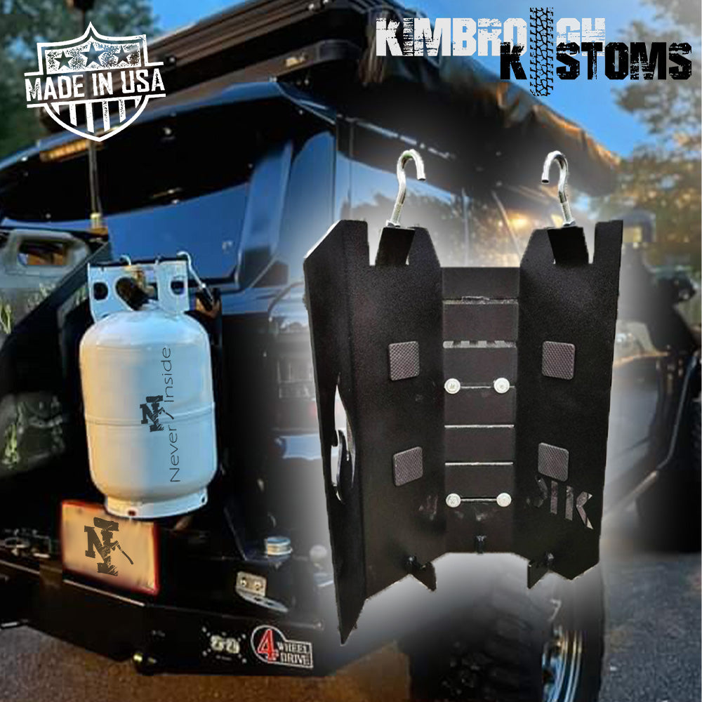 11lb Propane Tank Cylinder Mount | Kimbrough Kustoms image 0