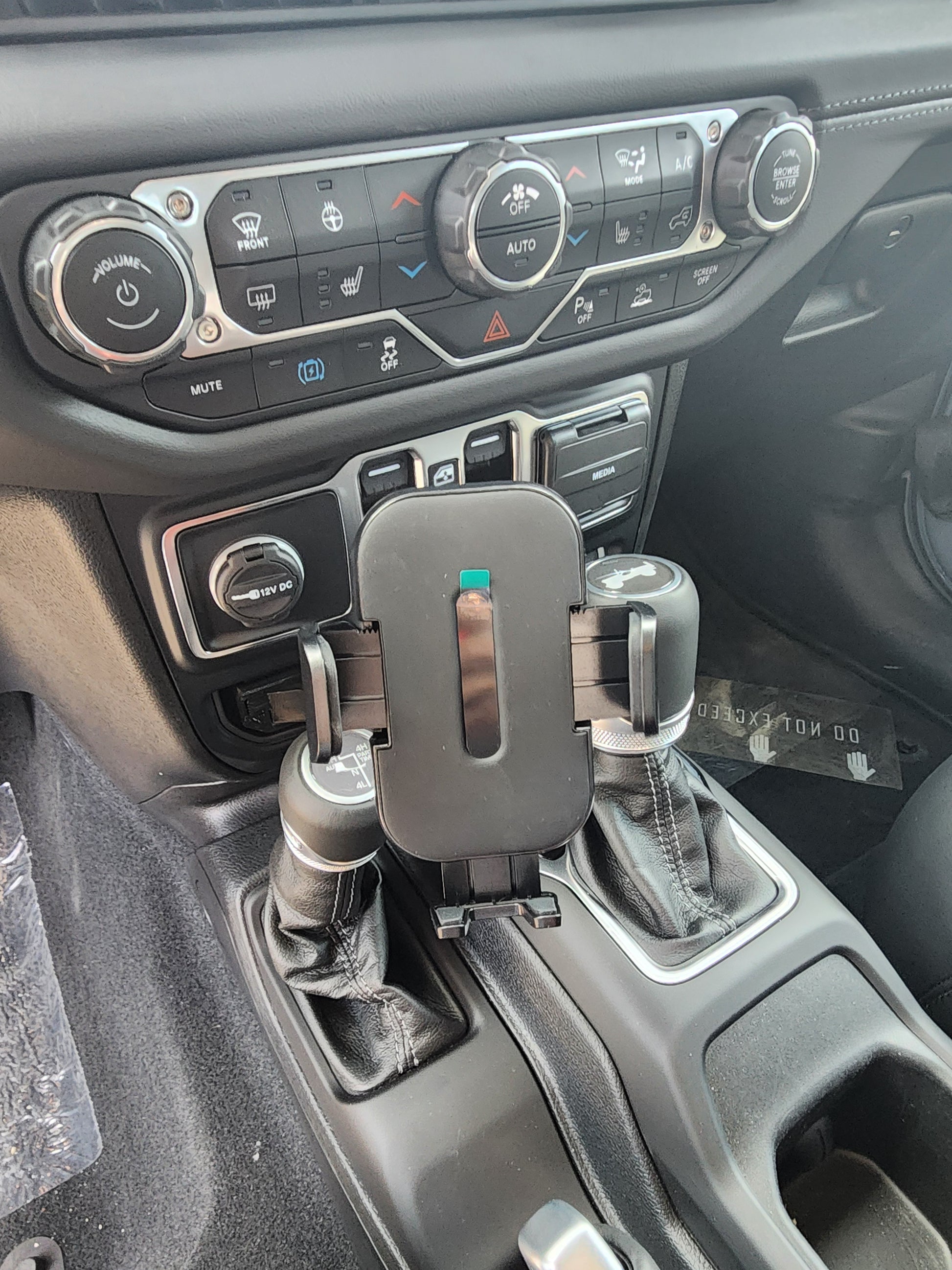 "Ducky Smash" Phone Mount for Jeep Wrangler/Gladiator 2018 - 2025 image 7