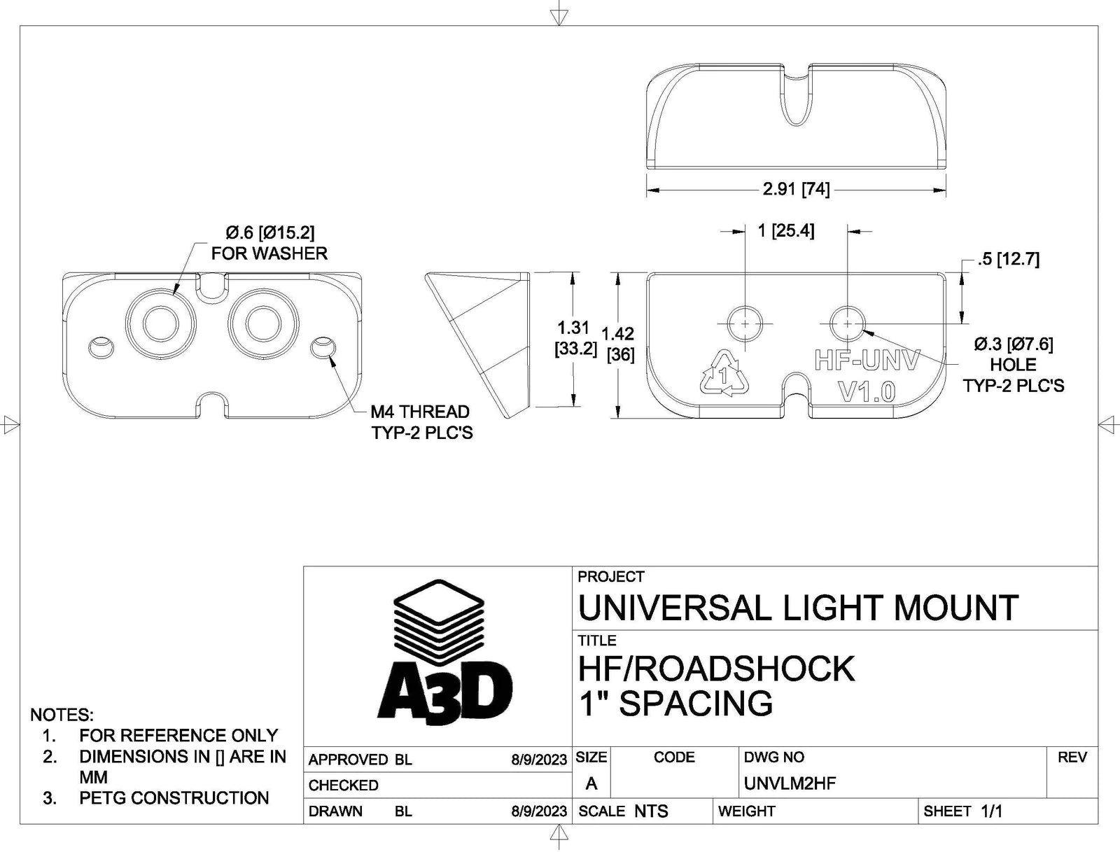 Harbor Freight Angled Rock Light Mount - Universal Fitment | ADVTR3D image 4